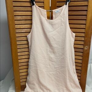 Nude/Light Peach Silky Slip Dress